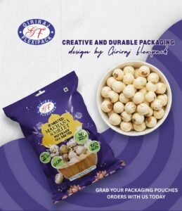 makhana packaging pouch woleseller